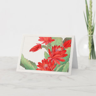 Tarjeta Cactus de Pascua por Tanigami Konan