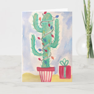 Tarjeta Cactus de vacaciones