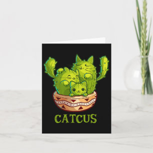 Tarjeta Cactus Gato Lindo Y Cactus Cactus Mexicano Cinco D