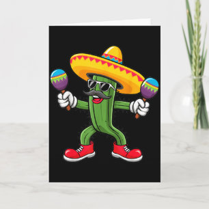 Tarjeta Cactus Sombrero Cinco De Mayo Fiesta Mexicana Cact