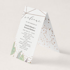 Tarjeta Cactus Succulent Trendy Boda Ceremony