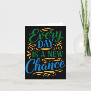 Tarjeta Cada Día Es Una Nueva Oportunidad Motivación Inspi