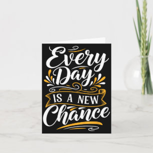 Tarjeta Cada Día Es Una Nueva Oportunidad Motivación Inspi