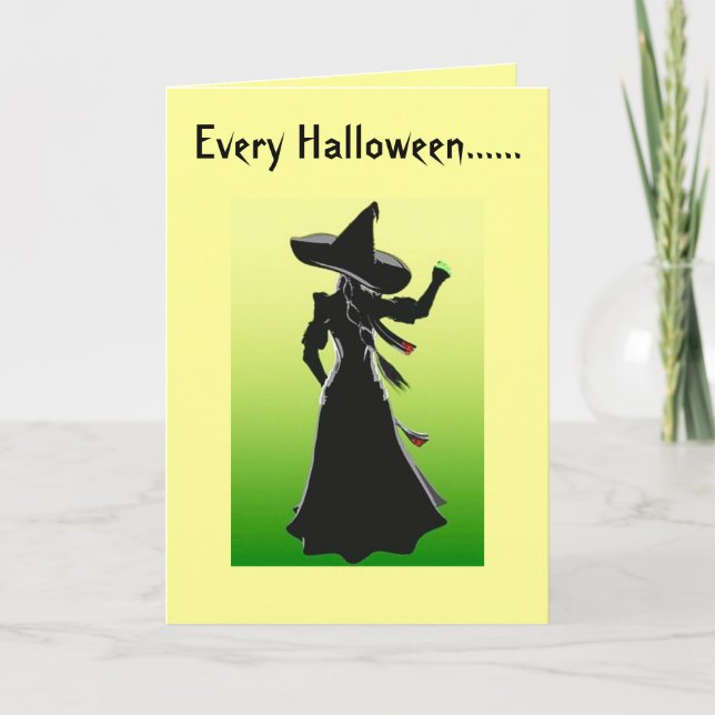 Tarjeta Cada Halloween (Anverso)