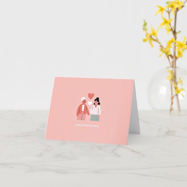 Tarjeta Cada Tipo De Amor (flor amarilla)