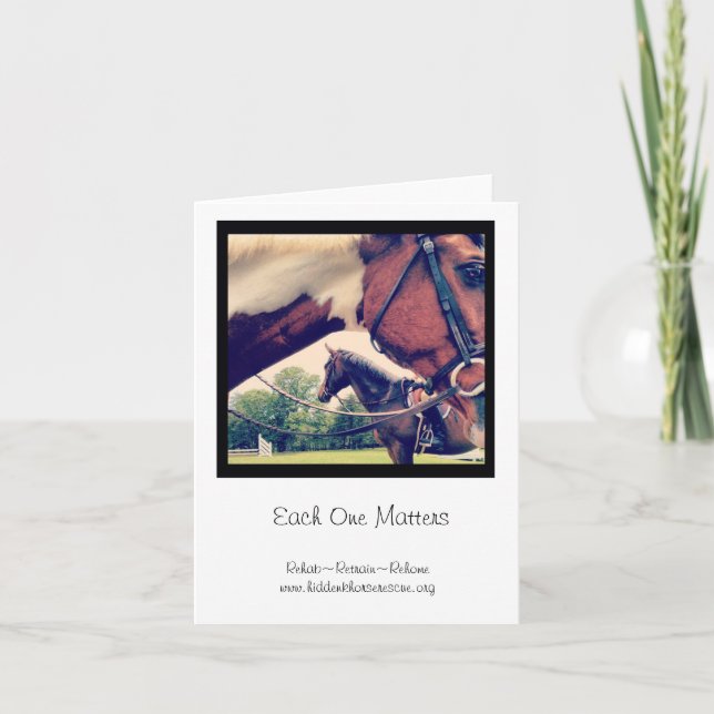 Tarjeta Cada uno importa (Anverso)