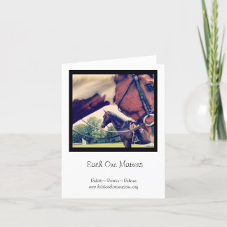 Tarjeta Cada uno importa