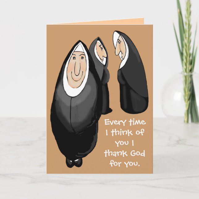 Tarjeta Cada vez que pienso en ustedes verso de la Biblia (Anverso)