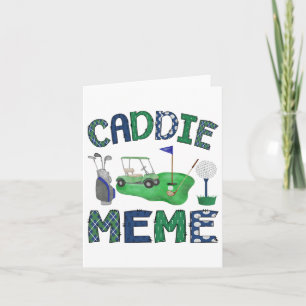 Tarjeta Caddie Meme Hole En Un Fiesta Del Amante Del Golf