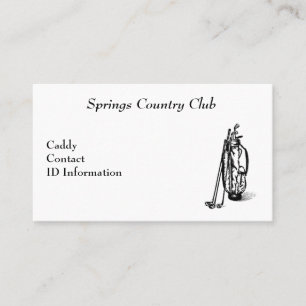 Tarjeta Caddy Golf Country Club