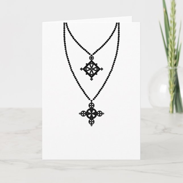 Tarjeta Cadena y colgante (Anverso)