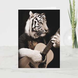 Tarjeta Cadenas de Tigre – Arte Musical Elegante