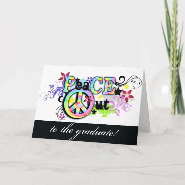 Tarjeta Cadera y paz maravillosa HACIA FUERA (Anverso)