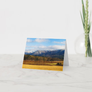 Tarjeta Cades Cove Great Smoky Mountains Notecard