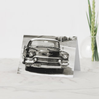 Tarjeta Cadillac Coupe de Ville 1956