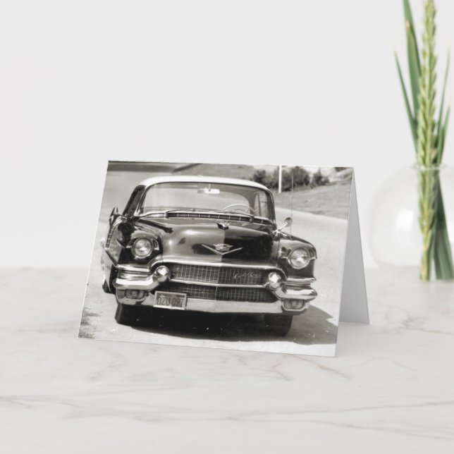 Tarjeta Cadillac Coupe de Ville 1956 (Anverso)