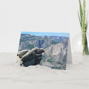 Tarjeta Cae el alto yosemite desde el punto glaciar, CA