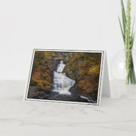 Tarjeta Cae Raymondskill en otoño de 2018