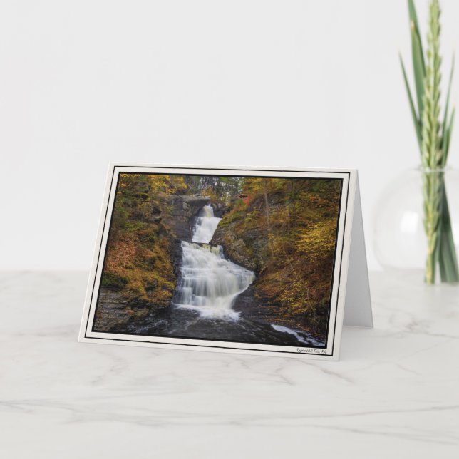 Tarjeta Cae Raymondskill en otoño de 2018 (Anverso)