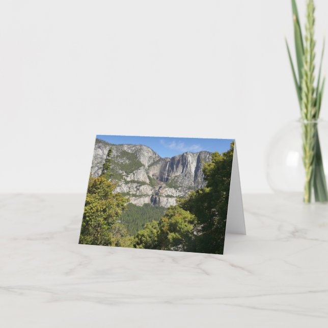 Tarjeta Cae Yosemite en el sendero de cuatro millas (Anverso)