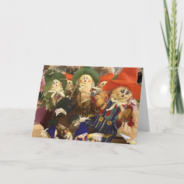 Tarjeta Caer espantapájaros (Anverso)