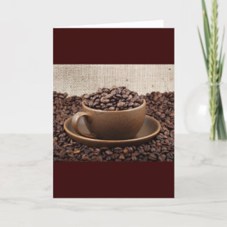 Tarjeta Café asombroso