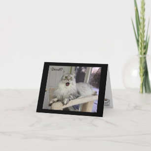 Tarjeta Café chistoso Notecards