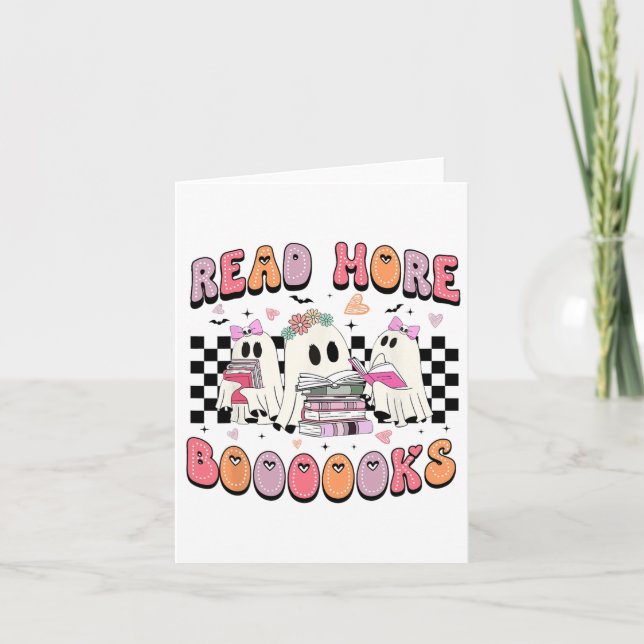 Tarjeta Café de bebida fantasma lindo Hielo Fantasma Hallo (Anverso)