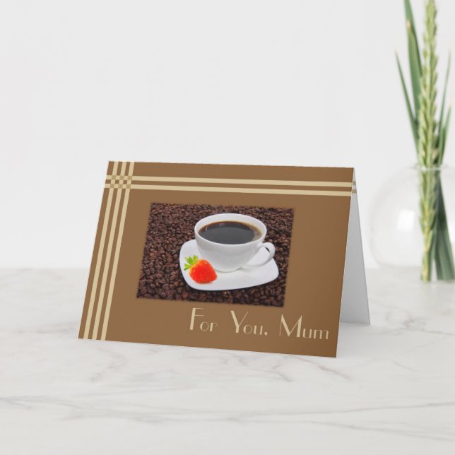 Tarjeta Café del día de madres (Anverso)