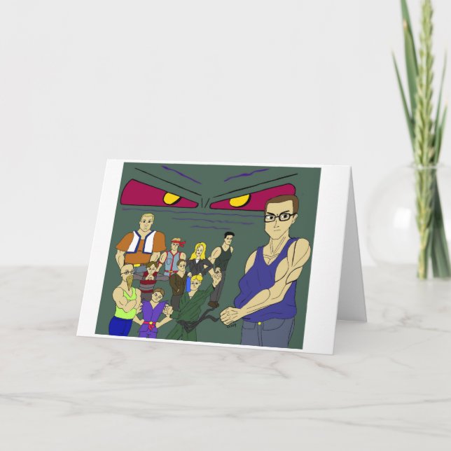 Tarjeta café inspirado en el anime de los compañeros de cl (Anverso)