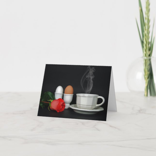 Tarjeta Café matutino Notecard (Anverso)