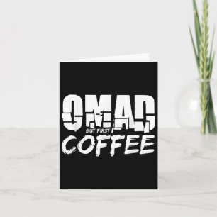 Tarjeta Café Omad para una comida al día bebedor de café