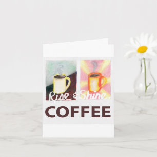 Tarjeta Café Rise & Shine