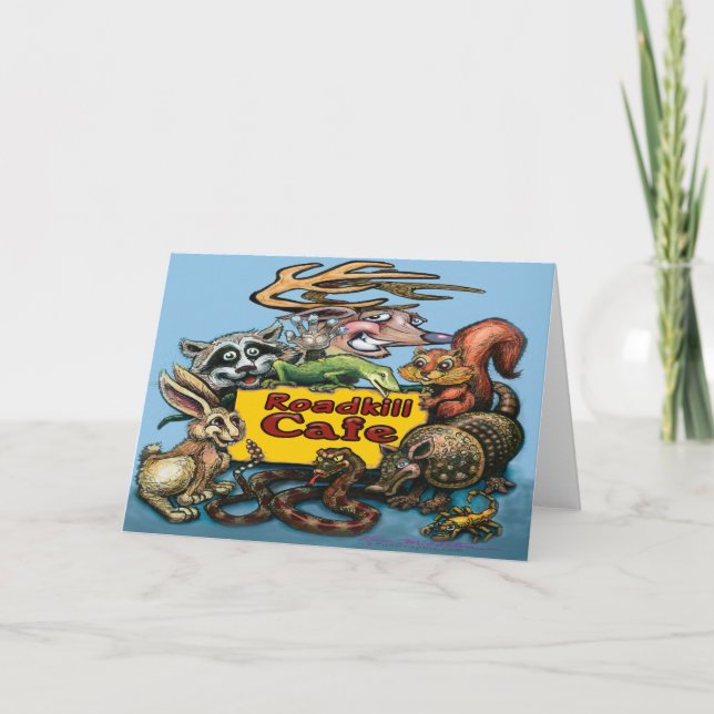Tarjeta Café Roadkill (Anverso)