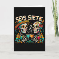 Café Sugar Skull Fiesta Mexicana Día Seis Siete 6