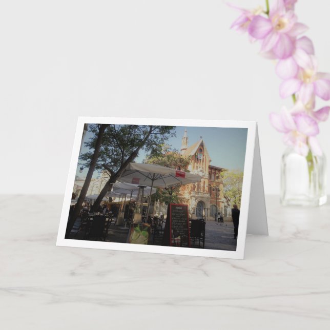 Tarjeta Café Valenciano, Ciudad de Valencia, España (Orquídea)