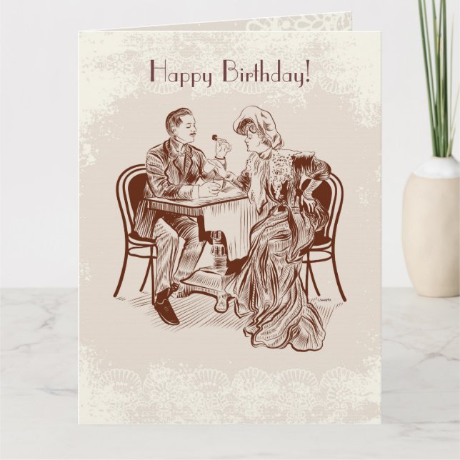 Tarjeta café y amor (Anverso)