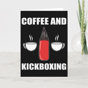 Tarjeta Café y kickboxing