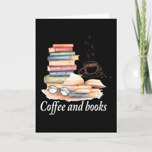 Tarjeta Café y libros