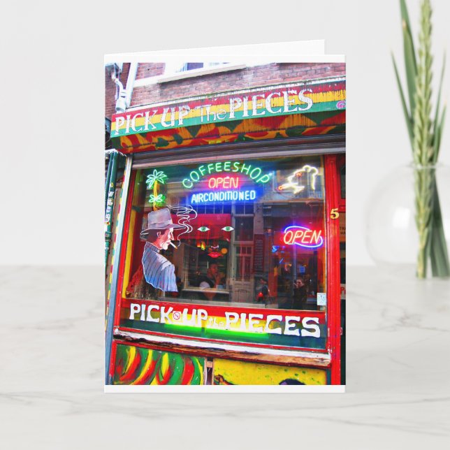 Tarjeta Cafetería de Amsterdam (Anverso)