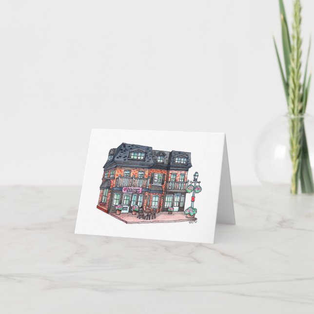 Tarjeta Cafetería de Little Town (Anverso)