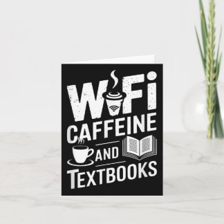 Tarjeta Cafetería Wifi Y Libros De Texto