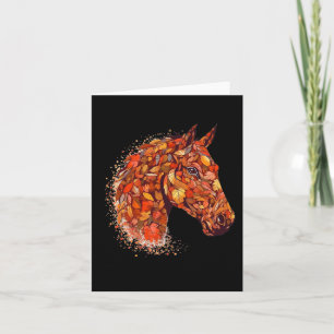 Tarjeta Caída de Cara de Caballo deja caballo de juerga Dí