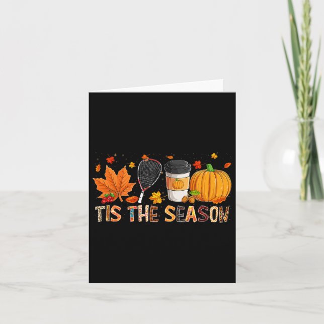 Tarjeta Caída de Halloween en la Temporada de Leopard Pump (Anverso)