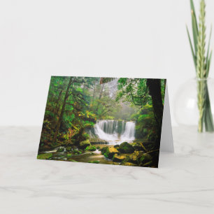 Tarjeta Caídas de la herradura rodeadas por la selva