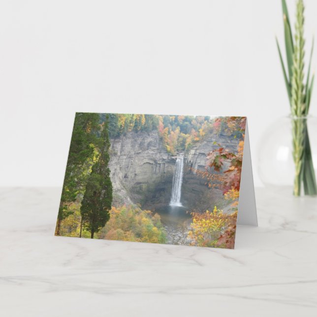 Tarjeta Caídas de Taughannock (Anverso)