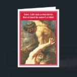 Tarjeta Cain Abel Not Brother's Kippah Funny Birthday Card<br><div class="desc">Cain Abel Not Brother's Kippah Funny Birthday Card (Tarjeta de felicitación divertida para judías),  una mezcla 100% fresca de humor judío extravagante e irreverente,  Jewish FunnyBone empuja el sobre de maneras que ninguna otra carta temática judía ha tenido.</div>