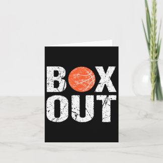 Tarjeta Caja de entrenadores de baloncesto diciendo regalo