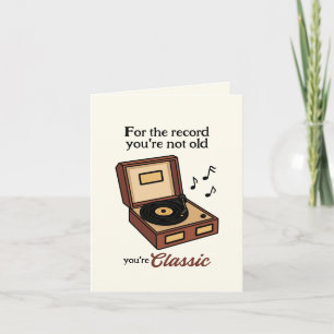 Tarjeta Caja de música clásica, no antigua