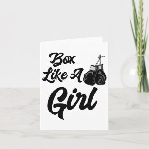 Tarjeta Caja Graciosa Como Un Guante De Boxeo De Camiseta